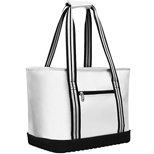 VIGBAGNIA Cooler Bag Insulated 30-Can Soft Sport Tote Bag Fodable Snapbasket