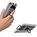TFY Security Hand Strap with 360 ° Rotation Metal Ring Finger-Grip Holder Stand Compatible with iPhone 15 Pro Max / 14 Plus / 13 Pro / 12 / SE/Galaxy S23 / Note 20 / Mate 60 Pro (Grey)