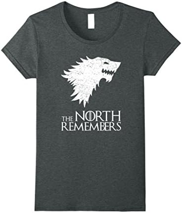 Womens The North Remembers T-Shirt - Funny Quote Tee Shirt Small Dark Heather