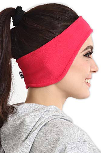 Ear Warmer Headband - Winter Fleece Ear Cover for Men & Women - Warm & Cozy Cold Weather Ear Muffs for Running, Cycling, Sports & Daily Wear - Soft & Stretchy Earmuffs - Thermal Polar Ear Band