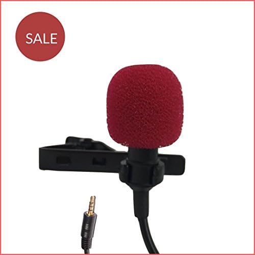 Clip-on Microphone For YouTube Vlogers, Gamers, Podcast, Interview and more! Use both Indoor and Outdoor(3.5mm) by VibezUP