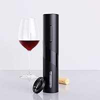 Best Electric Wine Opener, Automatic Electric Wine Bottle Corkscrew Opener, With Foil Cutter, Black, One, Gift For…