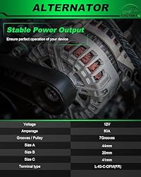 SZKAIDAG Upgraded High Output Alternator