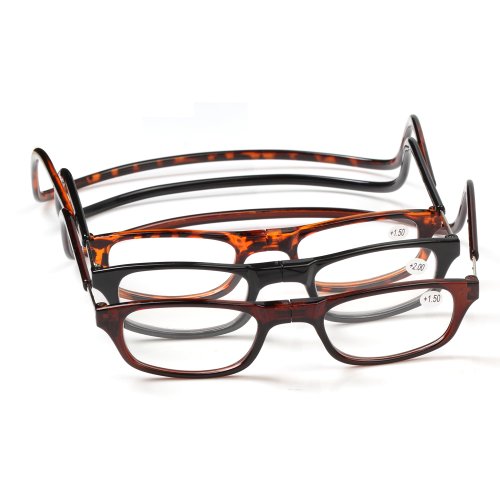 LianSan Reading Glasses Adjustable Front Connect Ready Reader