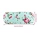 EZESO ESSENTIAL SKINCARE Glasses Case Hard Shell Eyeglass Case for Women Fabrics Floral Retro Spectacle Case Box Portable