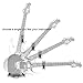Angled Guitar Wall Hanger Display for Electric and Thin Body Guitars - Black Finish