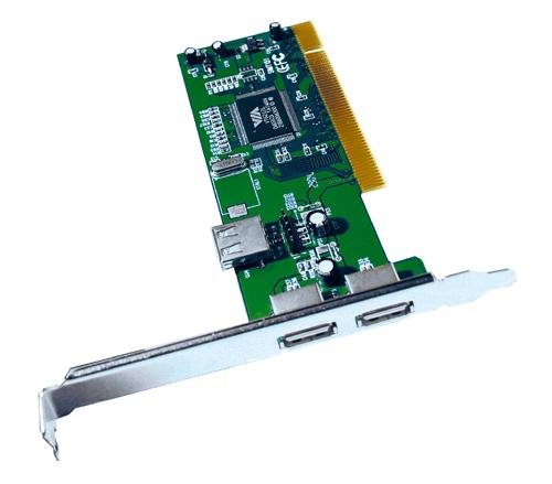 PCI CARD 3PT USB 2.0 2 EXT & 1 INT