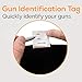 DecoyPro Gun Socks for Handguns with Gun ID – Gun Socks for Pistols – Silicone Treated Breathable Moisture Wicking Gun Sock Black
