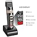 Hair Clippers for Men, ETEREAUTY Cordless Hair Clippers Grooming Kit with Titanium Ceramic Blade, LCD Display, 3 Adjustable Speeds