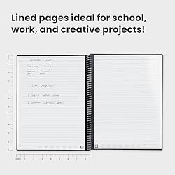 Rocketbook Core Reusable Spiral Notebook, Letter
