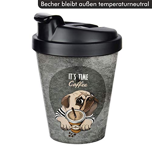 BEFA 2 Kaffeebecher to Go | BPA Frei | Coffee to go | 400ml | Auslaufsicherer Deckel mit Trinkverschluss | Kaffee | mit Doppelwand Isolierung | 2 Stück (Variante 2) – Bild 6