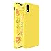 iPhone XR Case,Pelipop Colorful Yellow Slim Fit Anti-Scratch Soft TPU Gel Silicone Skin Frosted Protective iPhone Cover for iPhone XR(Yellow)