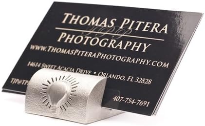 Bright Idea Light Bulb Business Card Holder