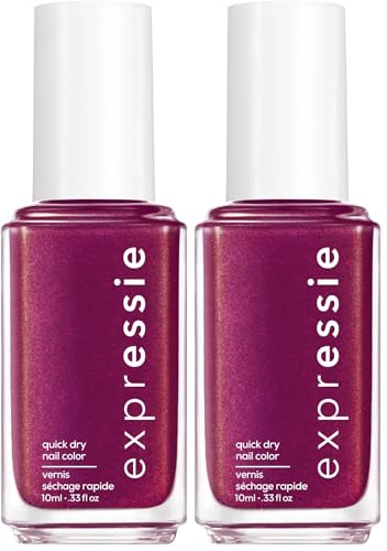 essie Nail Polish, Magenta Pink, 0.33 Ounce | Quick-Dry | Vegan | Expressie | P…