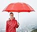 EEZ-Y Golf Umbrella - 58 Inch Windproof Rain Umbrellas w/Double Canopy - Compact, Portable & Break Resistant for Travel – Red