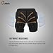 JBM Extra Large 3 Sizes Hip Padded Shorts Adjustable Protective Gear for Multi-Sports Purpose: Snow Skiing, Hockey, Skateboarding, Snowboard, Riding