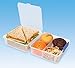 Sistema Klip It Lunch Cube to Go Food Container, 47.3-Ounce (2)
