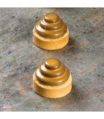 Pavoni Silicone Mould 300 x 175 Mono Round Portion 8 Cavities.