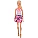 Ebuddy 5 pcs Party Dress/40 pcs Accessories/10 pair Shoes Mini Doll Clothes Set For Barbie Doll