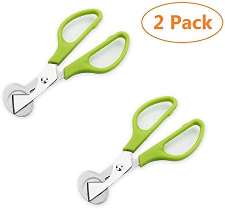 Aikoi Pigeon Quail Egg Scissor Bird Cutter Opener Kitchen Tool Clipper(Set of 2, Green)