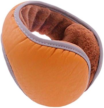 Iuway Unisex Fleece Winter Earmuffs Foldable Ear Muffs Warm Outdoor EarMuffs (Yellow)
