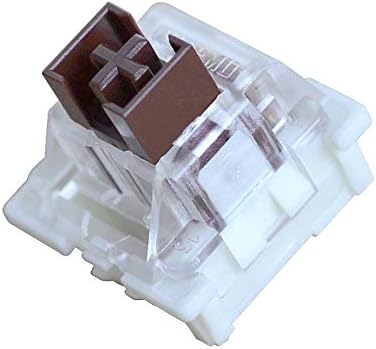 OUTEMU Keyboard Switches 3-Pin Keyswitch for RGB Mechanical Gaming Keyboard (20 PCS)-Brown