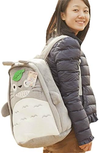 Lando Unisex Anime Cute Plush Totoro Backpack Shoulder Bag/ Schoolbag/ Knapsack Backpack for Student