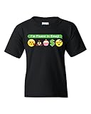 Artix I am Fluent in Emoji Unisex Youth T-shirt Tee