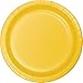 75-Count Value Pack Paper Dinner Plates, Schoolbus Yellow