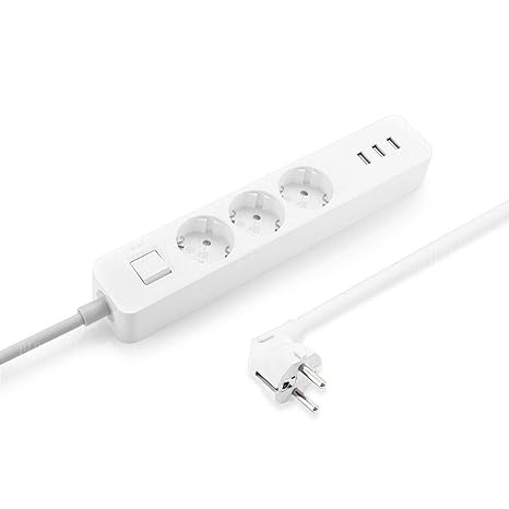 Leike - Regleta con 3 Puertos USB para Xiaomi Roborock S55, S50 ...
