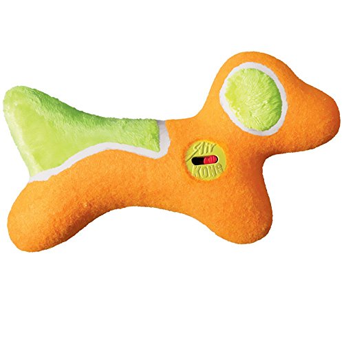 KONG Off/On Squeaker Dog for Dogs, Large, Colors Vary