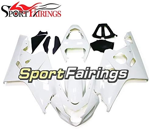Sportfairings Unpainted Motorbike Fairings For Suzuki GSXR600-750 2004 2005 04 05 ABS Plastic Injection Full Set Sportbike Hulls Cowling Covers