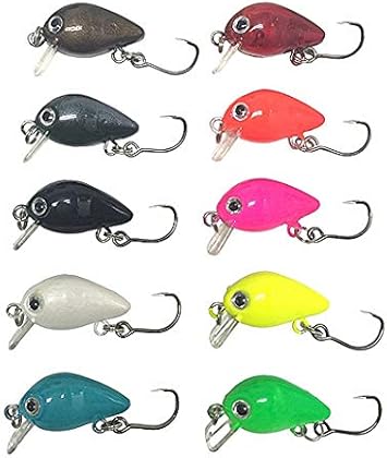 Amazon オルルド釣具 渓流 管釣り専用モデル 3cm 1 5g 10個セット 管釣りマイクロクランク 単色10カラーモデル 管理釣り場に最適なシングルフック 針を採用 実績カラーでスレたトラウトにも絶大な威力を発揮 管釣りルアーマン必須の一本針 10色 管釣りクランク