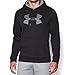 Under Armour Men's Storm Armour Fleece Big Logo Hoodie, Black (002)/Steel, Small