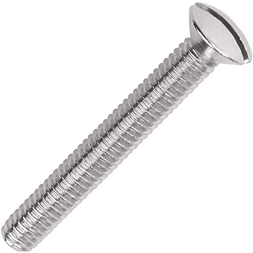 x50 M3.5 x50mm Long Electrical Machine Screws for Light Switch Plug Socket