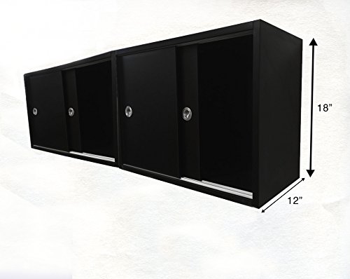 Beauty Salon DOUBLE Upper Cabinets Towel Cabinets Storage for Shampoo Bowl Station TLC-TC2TWO - Thumbnail 2