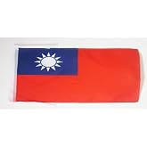 AZ FLAG Taiwan Flag 12x18 in Taiwanese 100D Polyester Cords