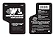 Wells Lamont Leather Work Gloves with Safety Cuff, Suede Palm, Small (4000S),White/Black