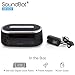 SoundBot SB1020 FM RADIO Bluetooth Wireless Speaker & Dual Alarm Clock for Music Streaming w/FM Tuner, 2.1A USB Charging Output, 3.5mm AUX Line-In, LED Night Light
