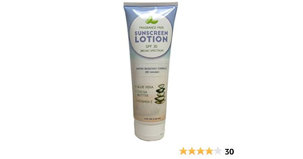 water based sunscreen spf 30