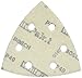 Bosch SDTW042 3-1/2 In. 40 Grit 25-Piece White Detail Sander Abrasive Triangles for Paint