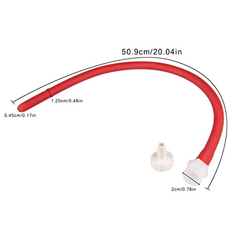 Beauty7 Showerhead Enema Douche Soft Nozzle Rubber Hose Tube Kit Cleaner Set Shower System Enemator Bulb Attachment for Male Female Unisex Anus Vagina Anal Vaginal Cleansing