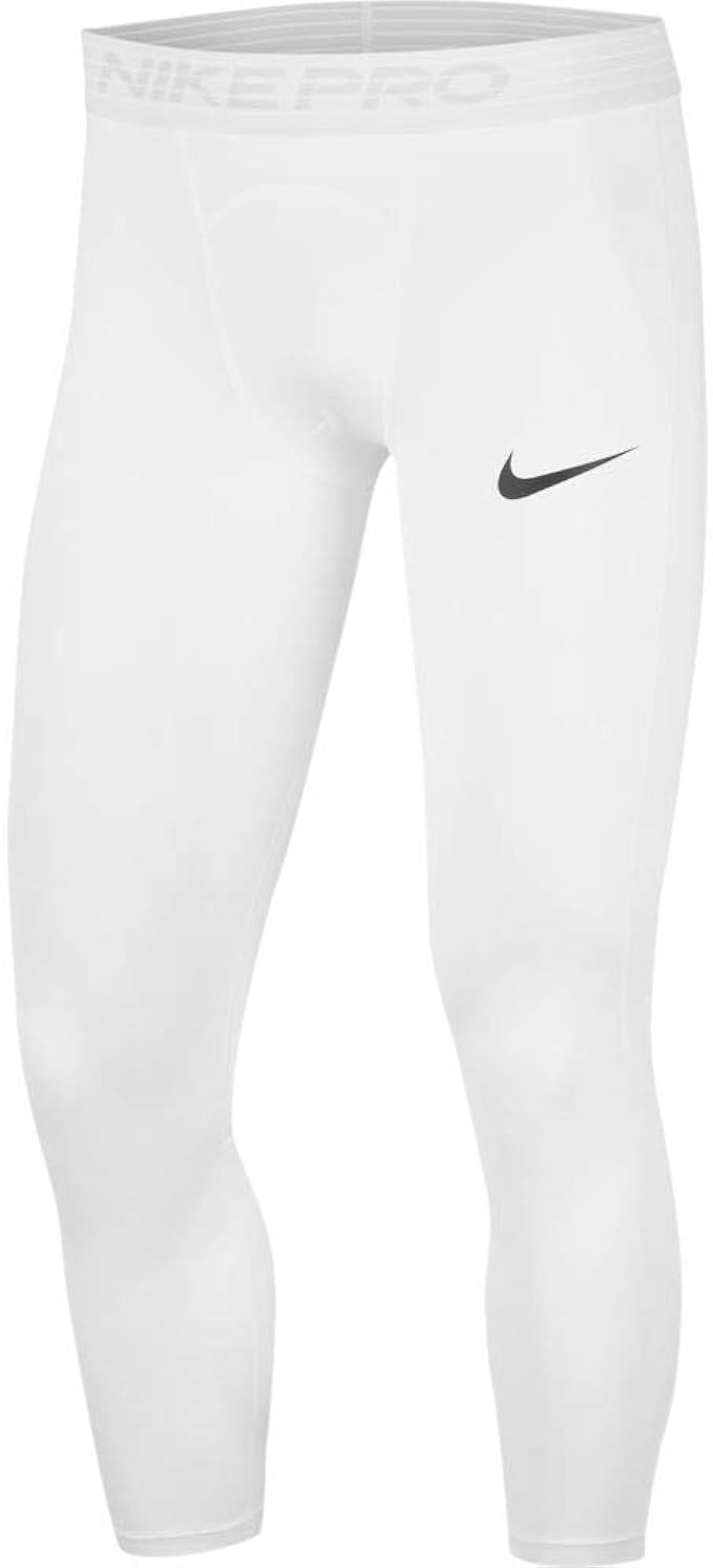 nike pro leggings white