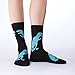 Good Luck Sock Women's Tyrannosaurus Rex Dinosaur Socks, Adult, Shoe Size 5-9
