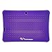 Transwon Shock Proof Silicone Case for FunnPab 7 Inch, NPOLE N718, NeuTab N7s Pro, Chromo Inc Tablet, Tagital T7X, Dragon Touch Y88X, iRULU eXpro X1 7, Alldaymall A88X, Yuntab Y88, Vuru A33 - Purple