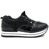 tênis cano alto kolosh recorte strass feminino