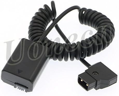 Uonecn A7 Dummy Battery to D-tap Cable for Sony A7R A7S A7II A3000 A5000 A5100 A6000 A6300 A7SII Camera Dummy Battery