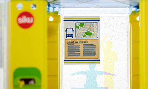 siku 5509, Haltestelle, Kunststoff, Multicolor, Inkl. Mercedes-Benz Sprinter (Metall) und Fahrkartenautomat – Bild 4