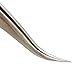 LASHVIEW Lash Tweezer, Vetus Curved Eyelash Tweezers for Profissional Grafting Eyelash Extension, Stainless Steel Needle Nose Tweezers for Lash Extension Stickers Precision Electronics, ST15