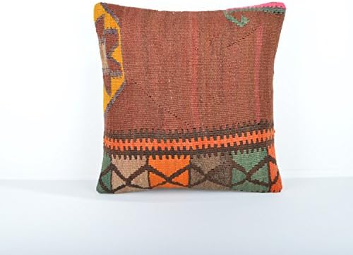 Kilim Pillow Cover, Kilim Pillow, Turkish Pillow, Bohemian Pillow, Kilim Cushions, Moroccan Pillow, Turkish Kilim, Decorative Pillows, Wool Pillow, tp1647